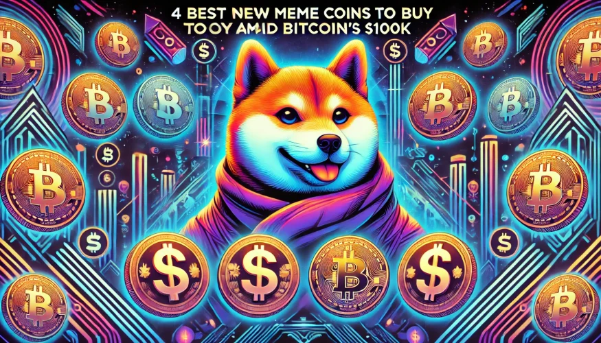 4 Best New Meme Coins to Buy Now Amid Bitcoin’s $100k Anticipation